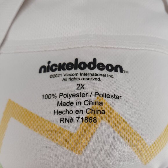 Nickelodeon Rugrats White Baseball Jersey Adult 2X Button Down - Picture 8 of 8
